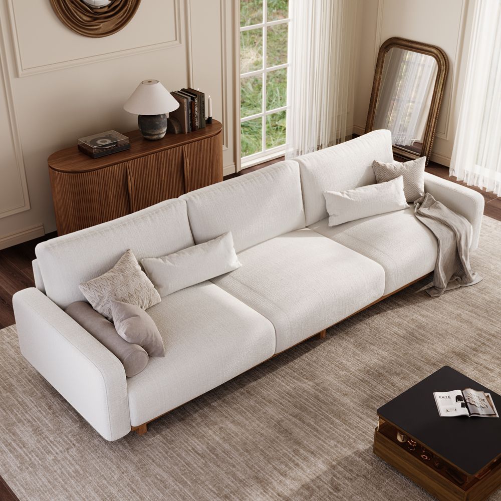 Beige Chenille Sofas & Loveseats