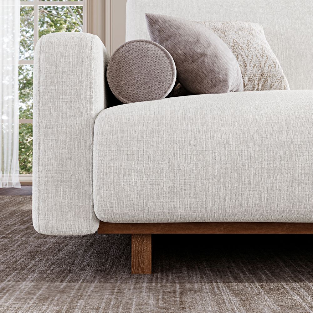 Partial Assembly Required Beige Chenille Sofas & Loveseats