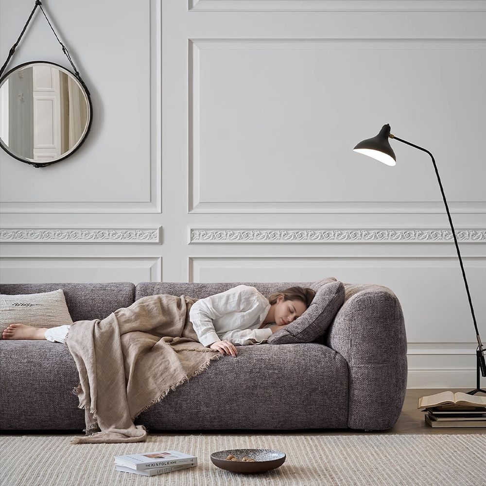 Vintage Puce Chenille Sofas & Loveseats