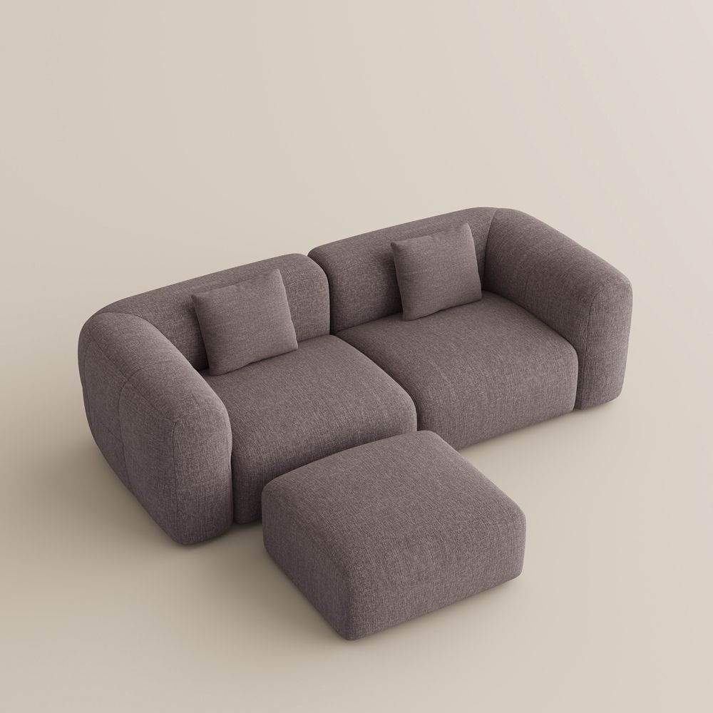 Brown Puce Chenille Sofas & Loveseats