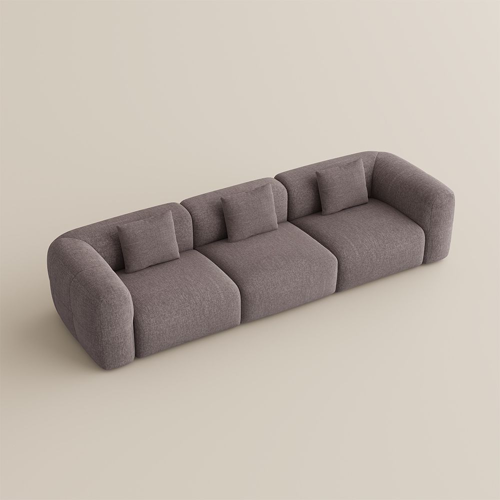 Medium Puce Chenille Sofas & Loveseats