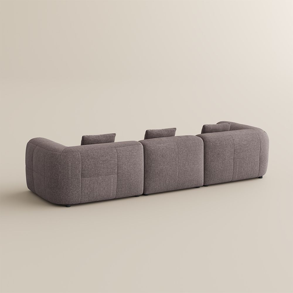 Relaxed Puce Chenille Sofas & Loveseats