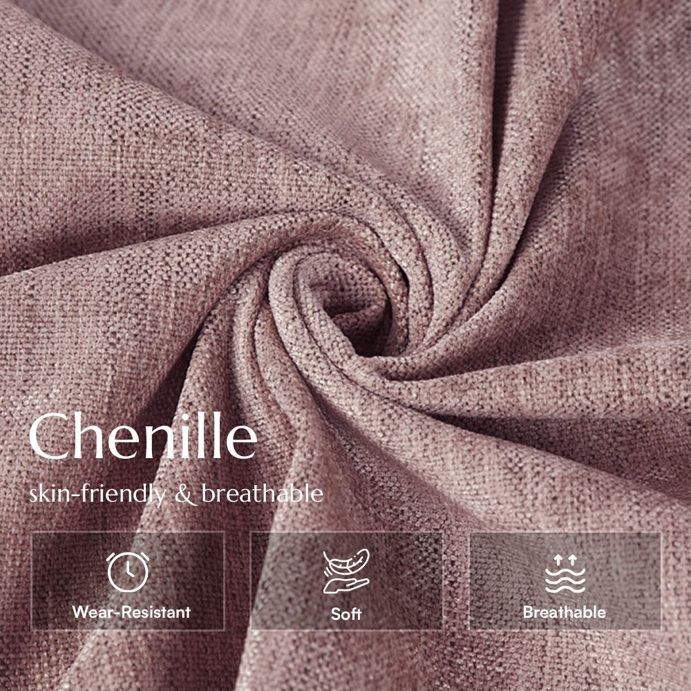 Conto Pink Chenille Sofas & Loveseats