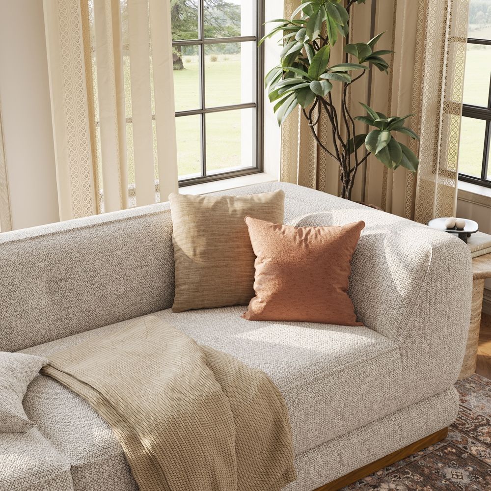 Office Light Brown Chenille Sofas & Loveseats