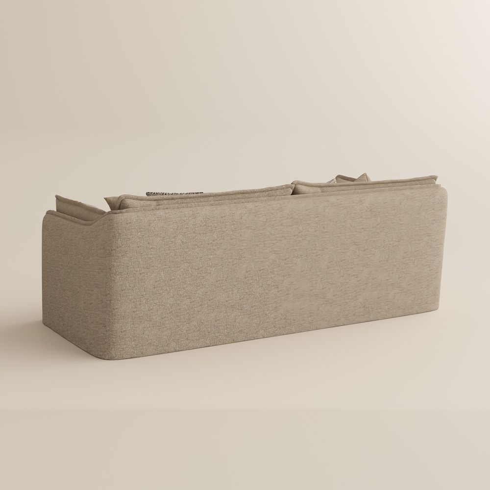 Bedroom Khaki Cotton and Linen Sofas & Loveseats