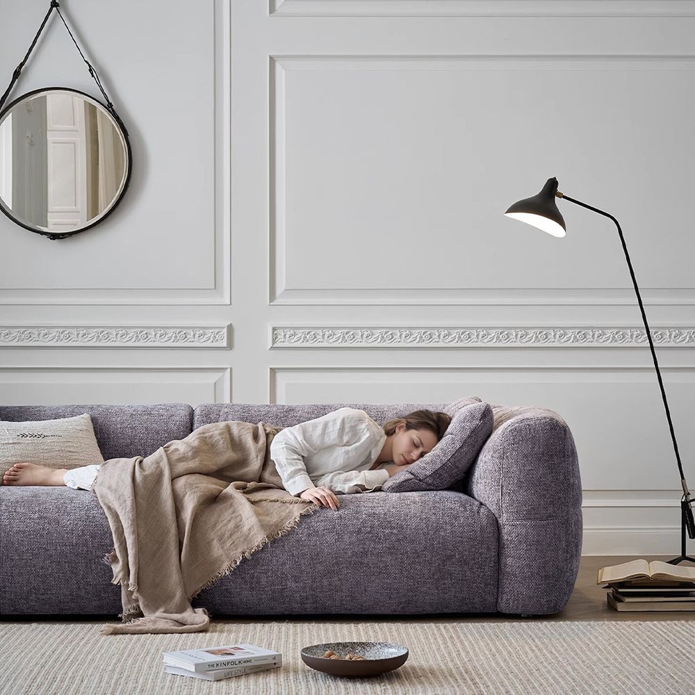 Medium Puce Chenille Sofas & Loveseats