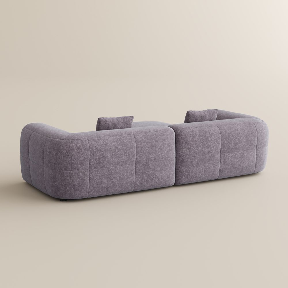 Medium Puce Chenille Sofas & Loveseats