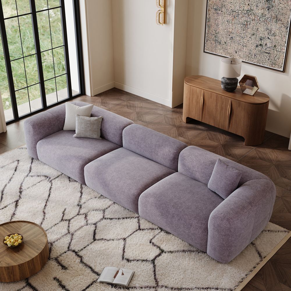 Chenille Puce Chenille Sofas & Loveseats