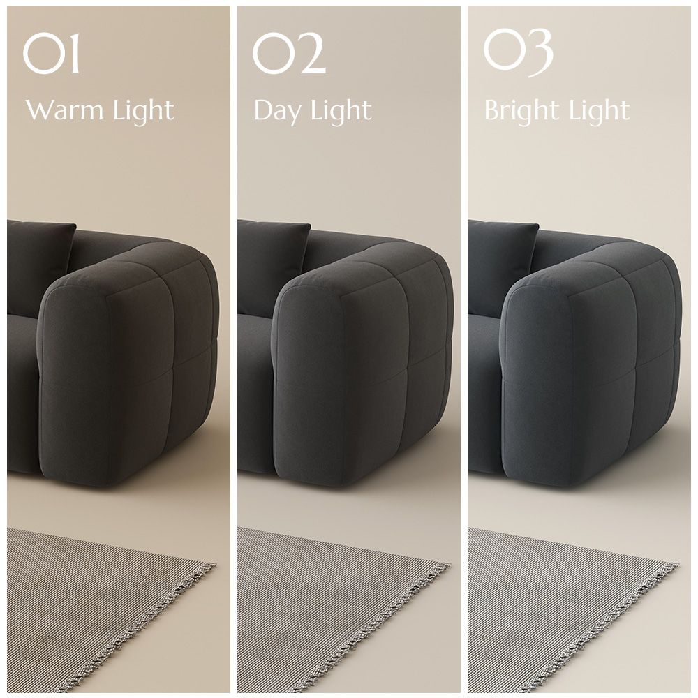 2 Seaters Dark Gray Pet-Friendly Fabric Sofas & Loveseats