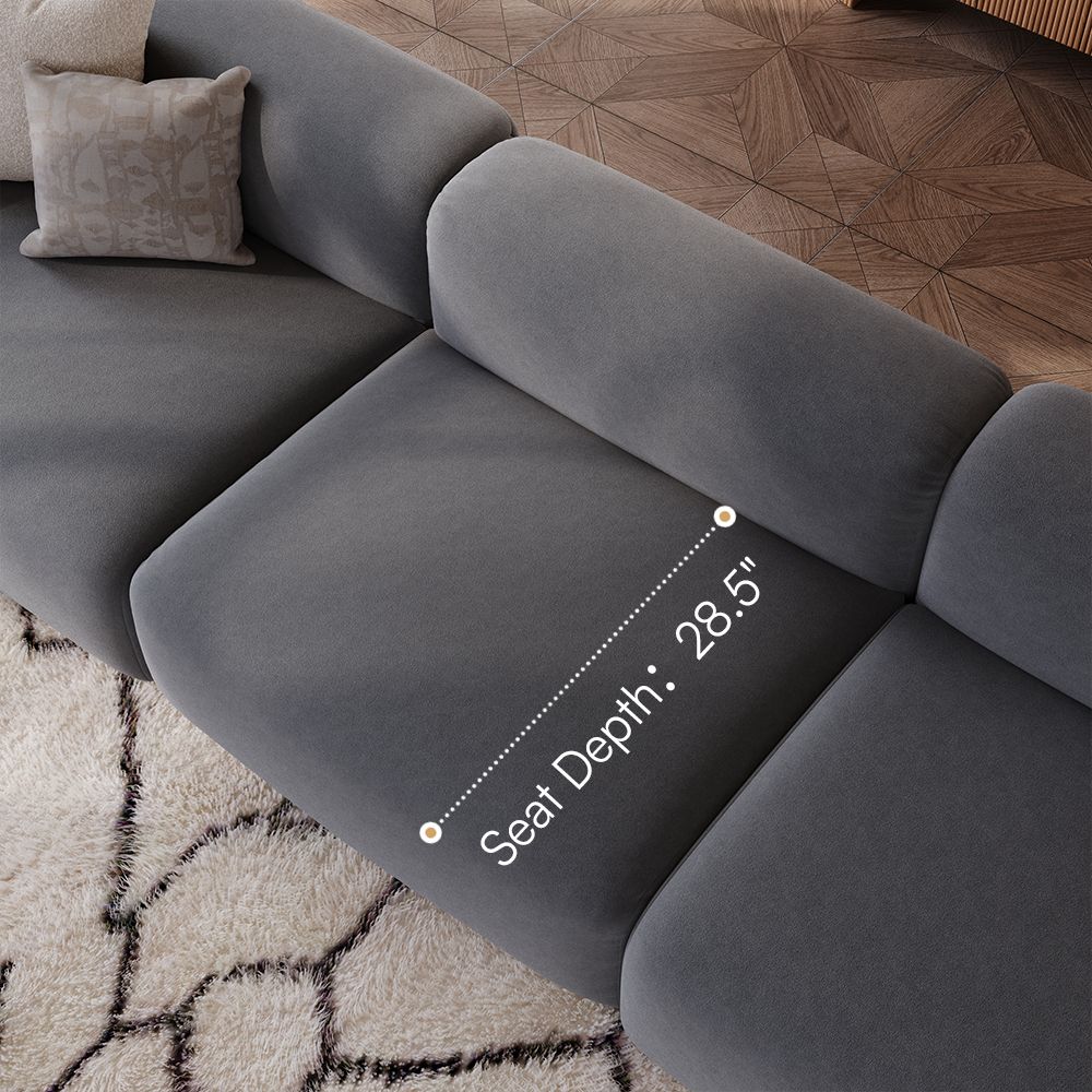 Relaxed Dark Gray Pet-Friendly Fabric Sofas & Loveseats