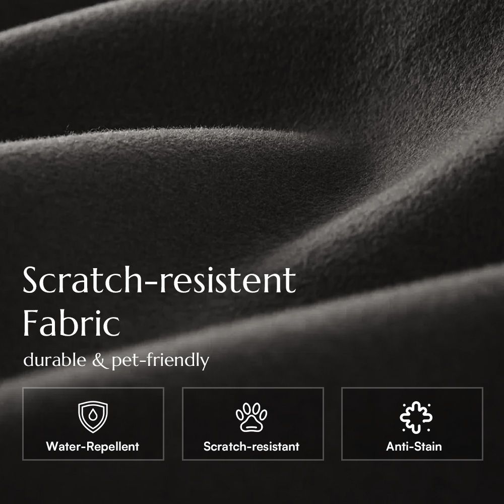 Office Dark Gray Pet-Friendly Fabric Sofas & Loveseats