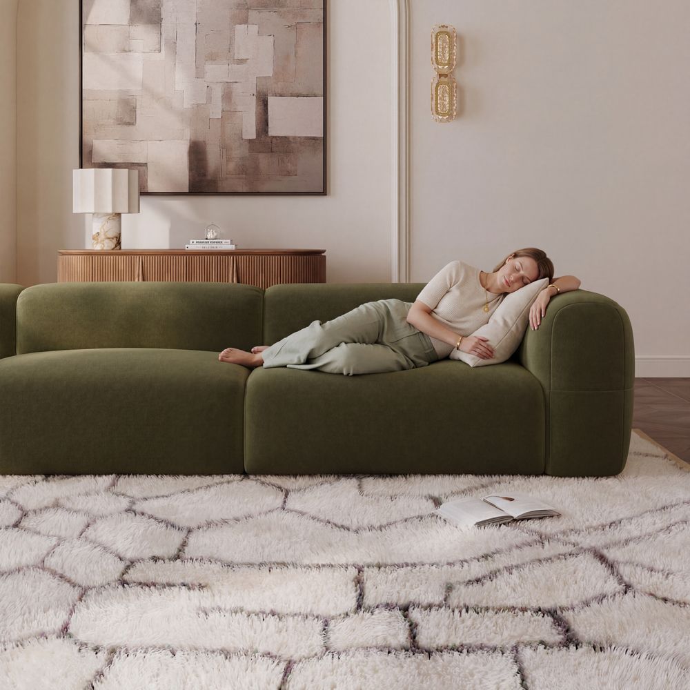 RV Green Pet-Friendly Fabric Sofas & Loveseats