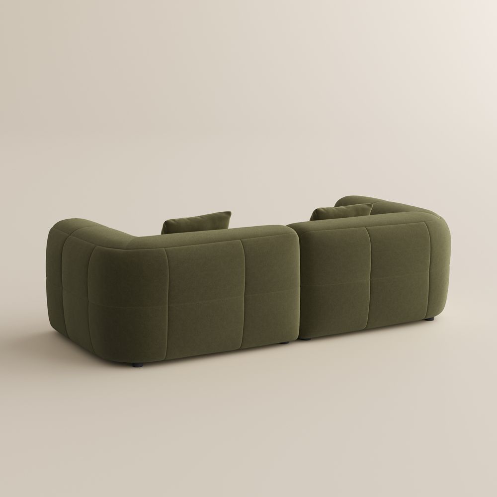 Office Green Pet-Friendly Fabric Sofas & Loveseats