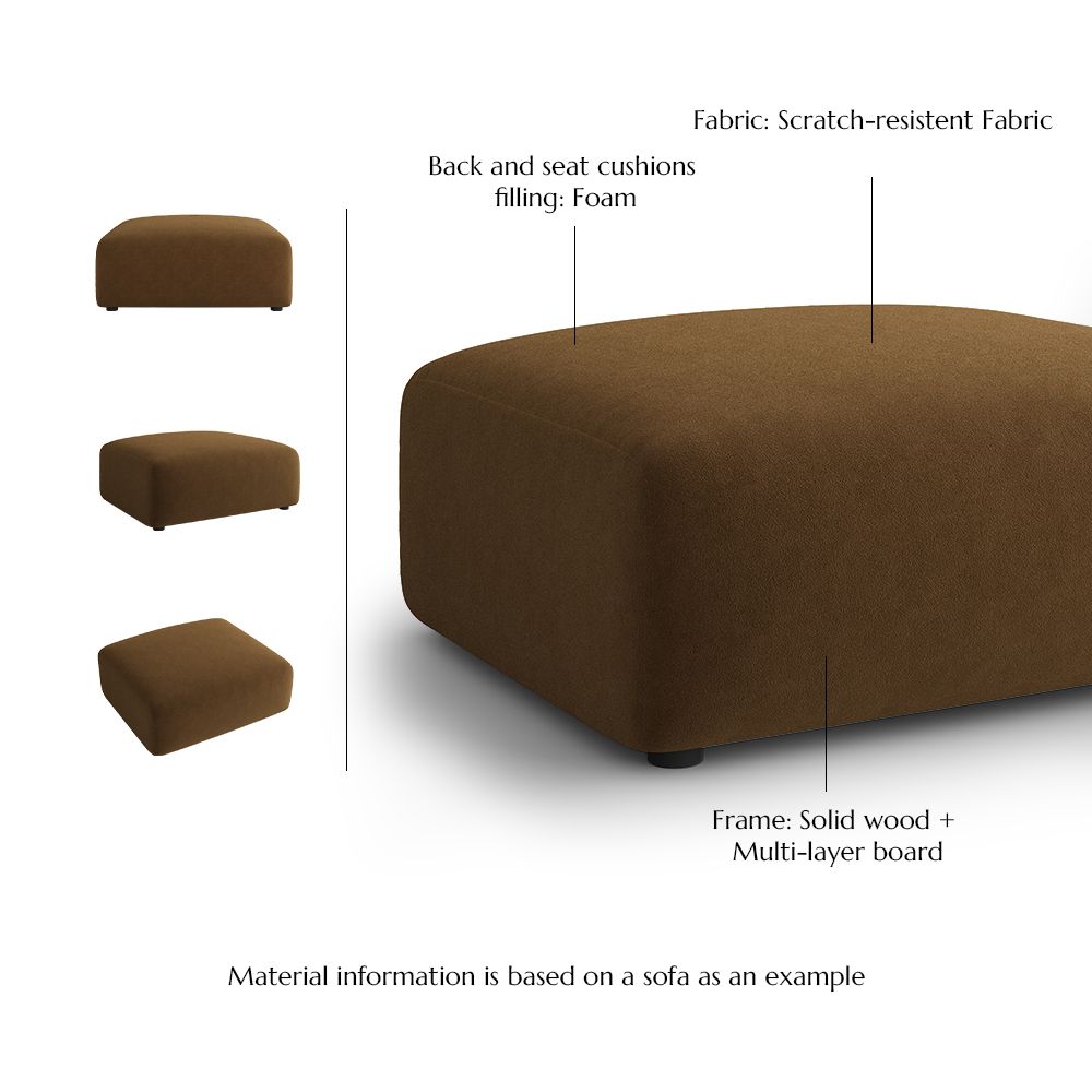 Modern Brown Pet-Friendly Fabric Sofas & Loveseats