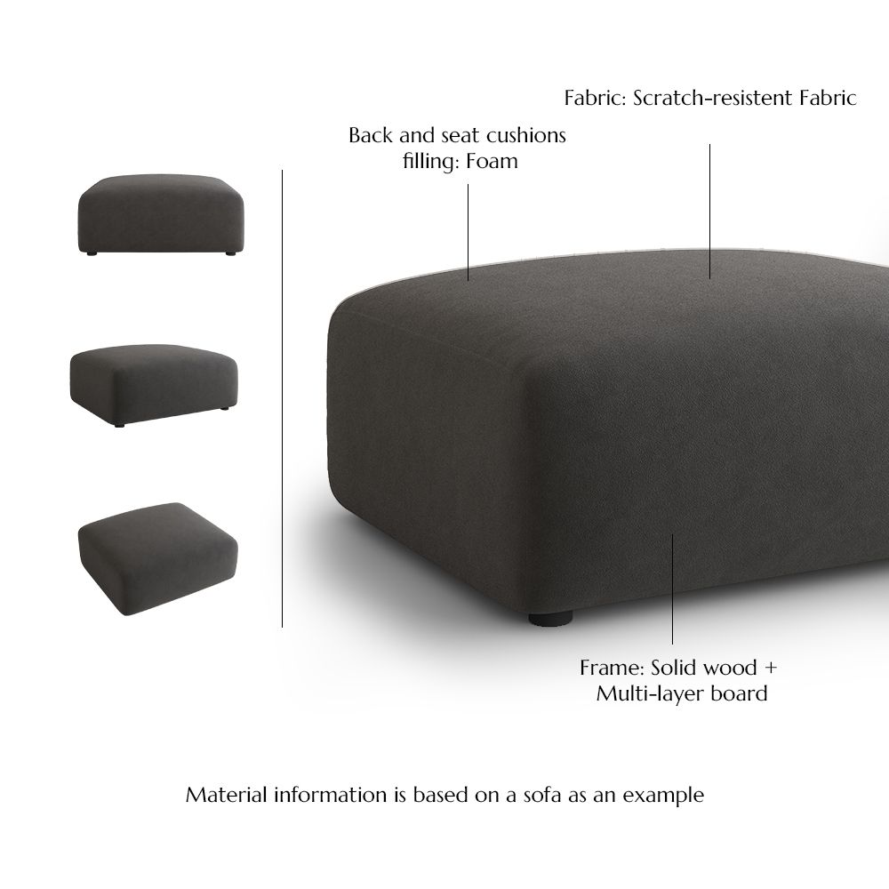 Medium Dark Gray Pet-Friendly Fabric Sofas & Loveseats