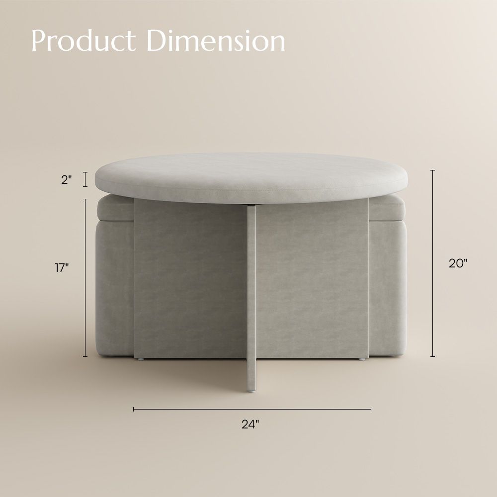 Beige Anti-scratch and Waterproof Fabric Sofas & Loveseats