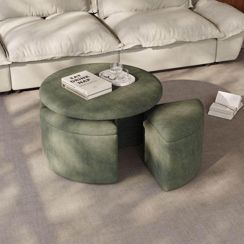 Beige Anti-scratch and Waterproof Fabric Sofas & Loveseats
