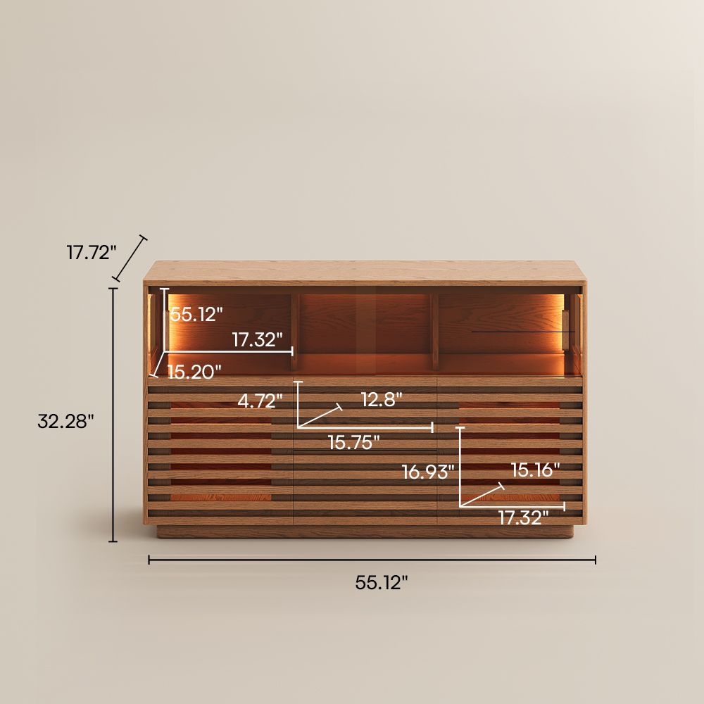 Drawer Storage Walnut Color Engineered Wood Storage Cabinets