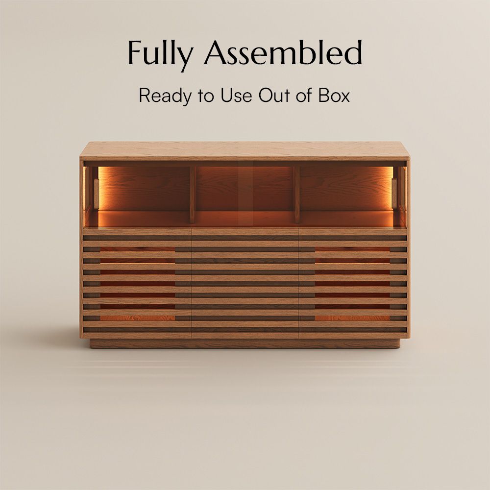 Drawer Storage Walnut Color Engineered Wood Storage Cabinets