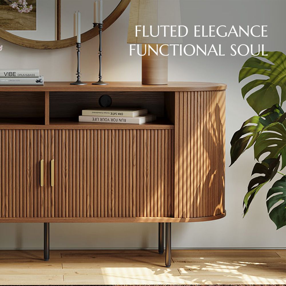 Wood Walnut Storage buffets