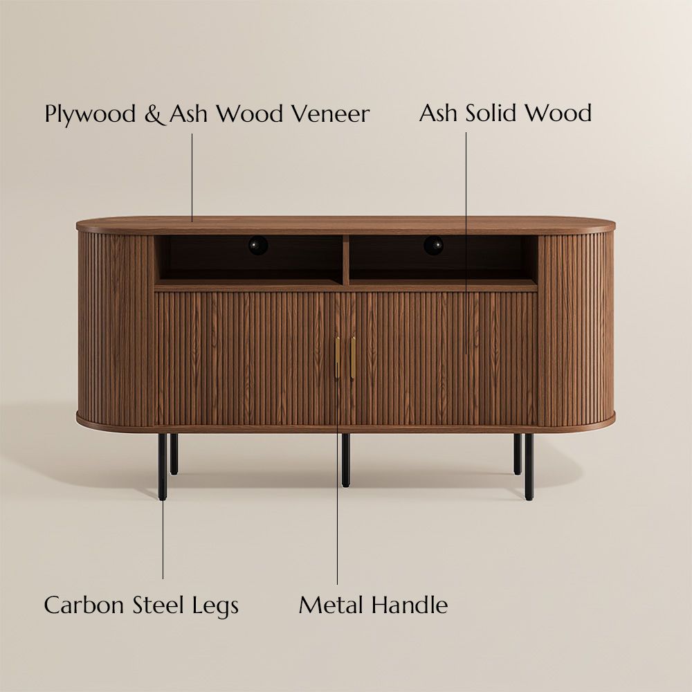 Mid Century Storage Sideboard with large storage