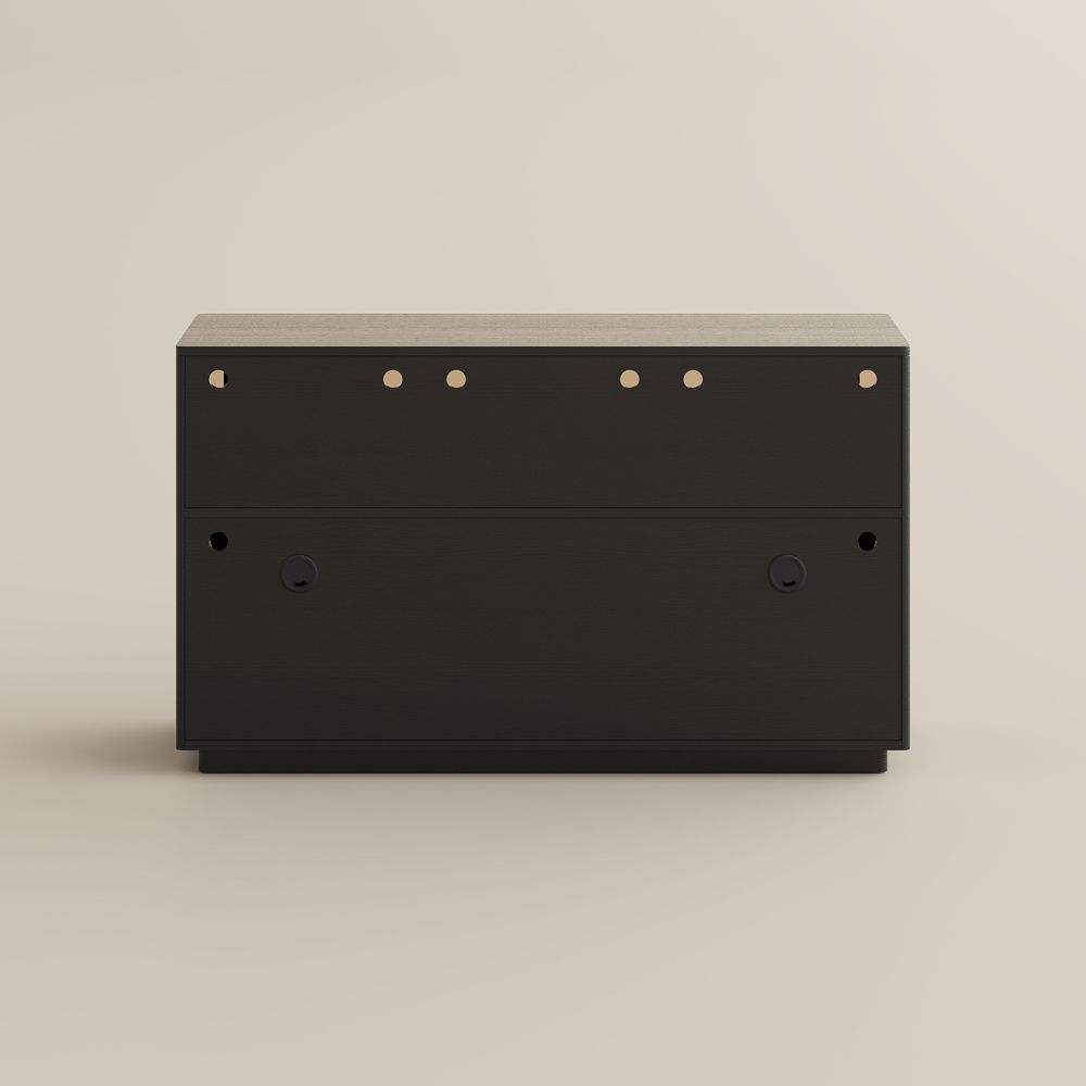 Drawer Storage Black Engineered Wood Storage Cabinets