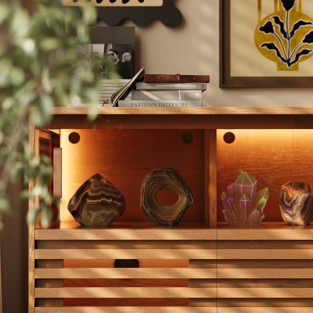 Storage Credenza with Light