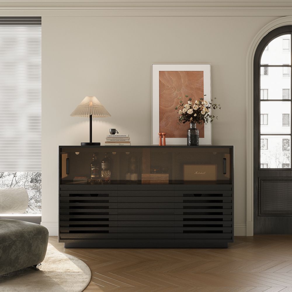 Modern Storage Sideboard with Led Light