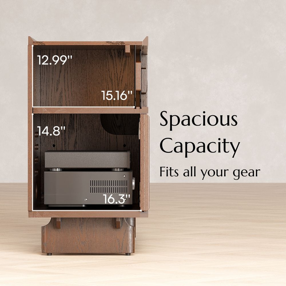 Brown Engineered Wood Storage Cabinets