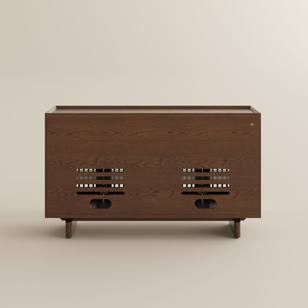 Brown Engineered Wood Storage Cabinets