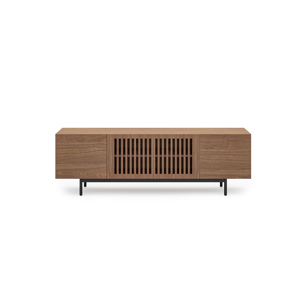 Mid Century Modern Bois foncé  MDF Meubles TV