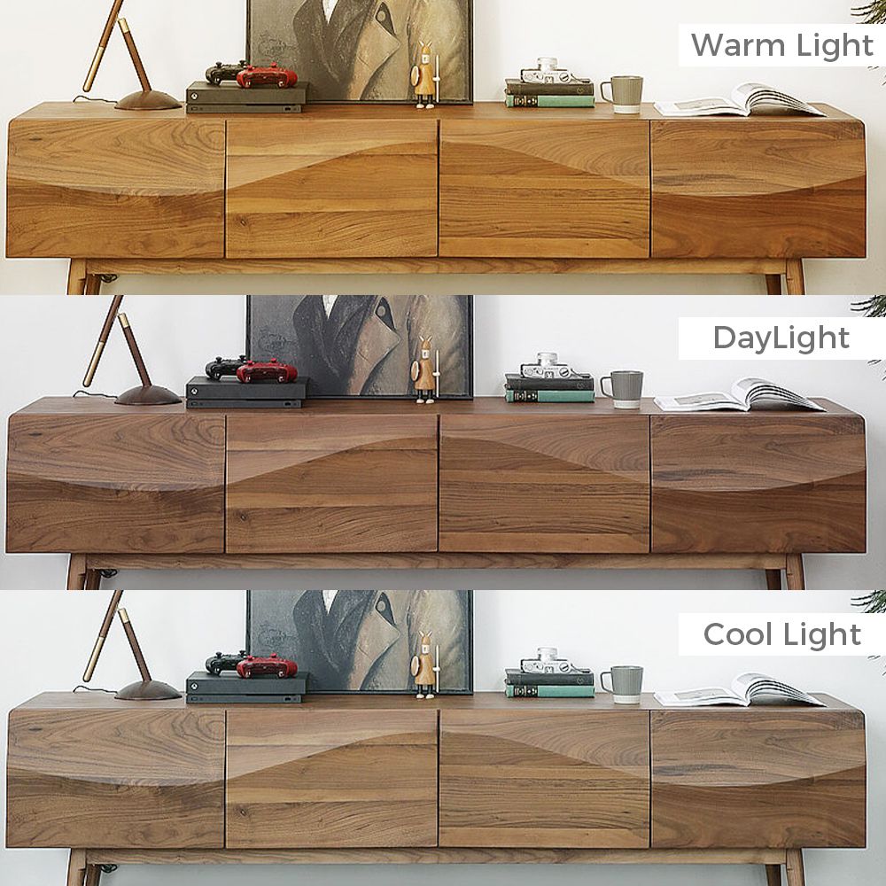 con armadietti Legno scuro Legno Supporti TV