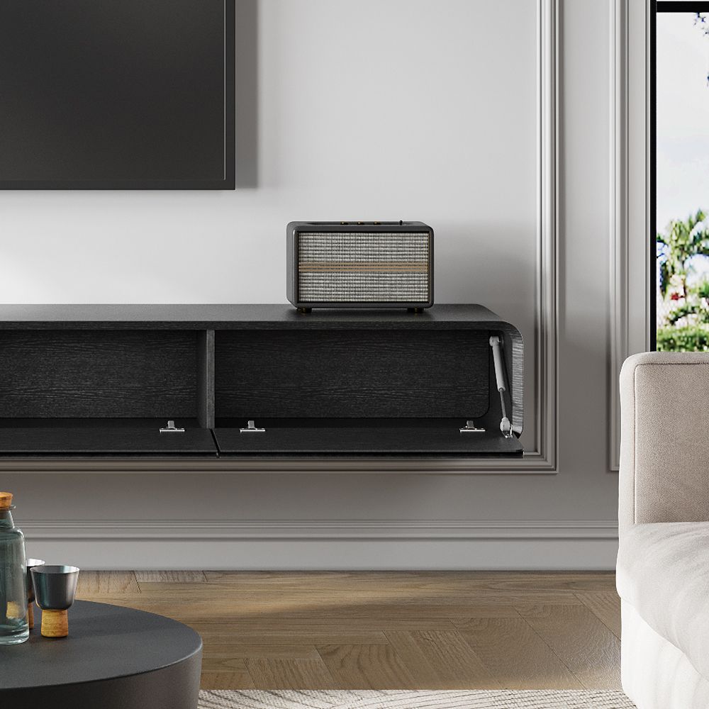 Merrin Black MDF TV Stands