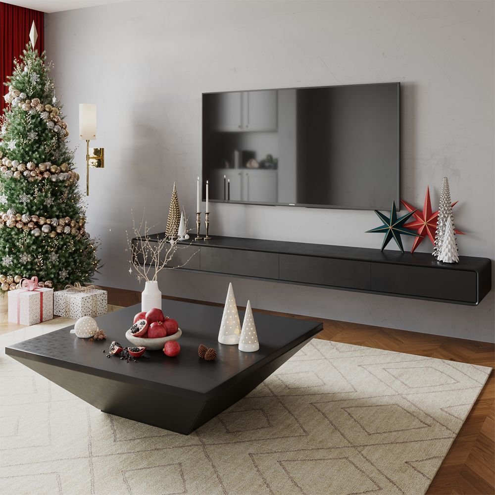 Schwarz  MDF Couchtische 