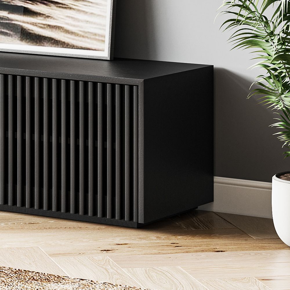 Minimalista moderno Nero Compensato Supporti TV