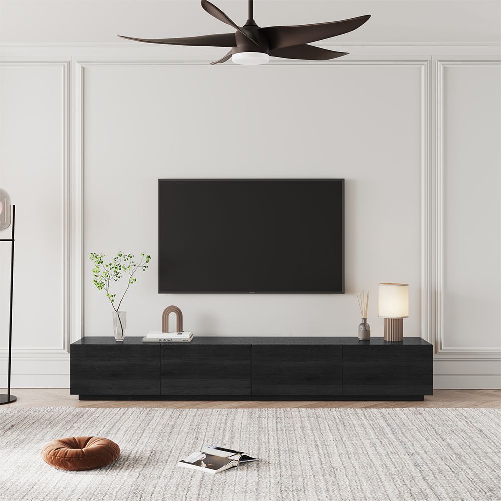 Black MDF Living Room Set