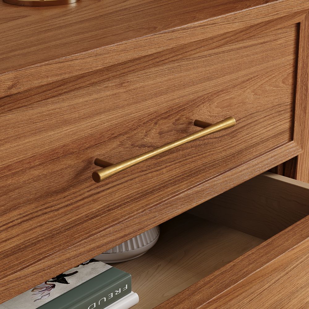 Walnut Color Walnut Color Engineered Wood TV Stands