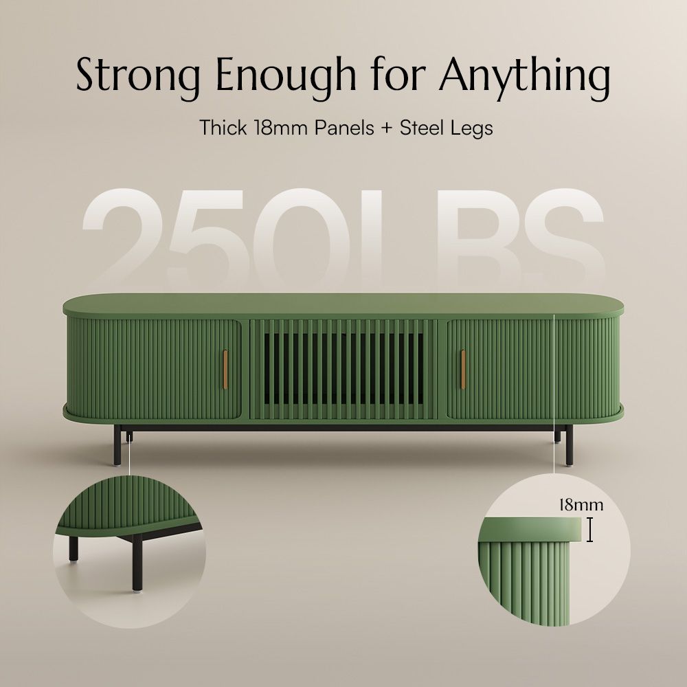 Modern Green Plywood TV Stands