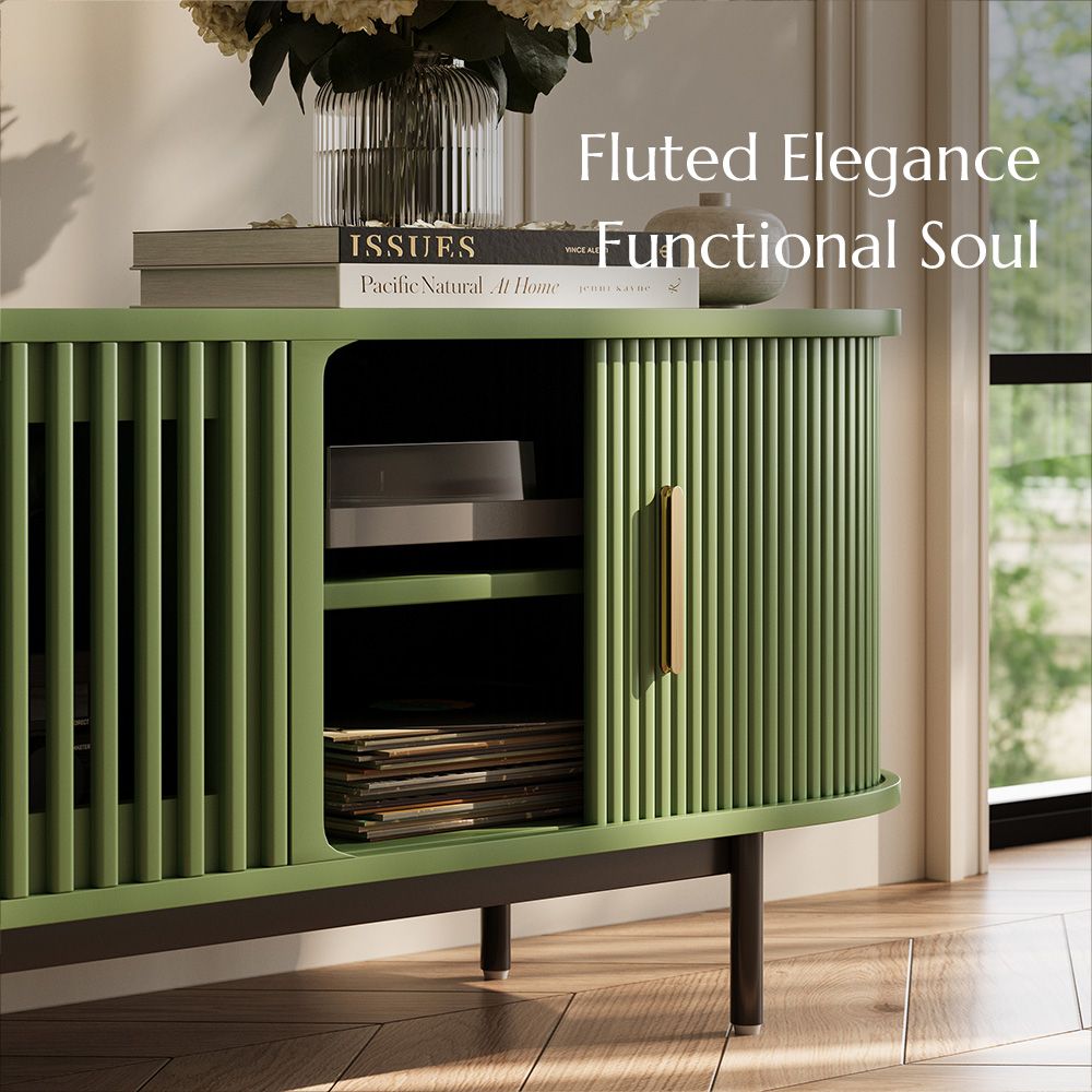 Modern Green Plywood TV Stands