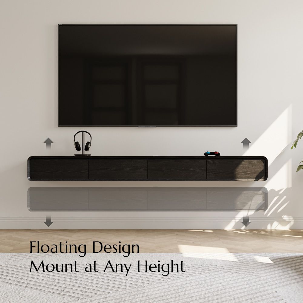 Modern Black MDF TV Stands
