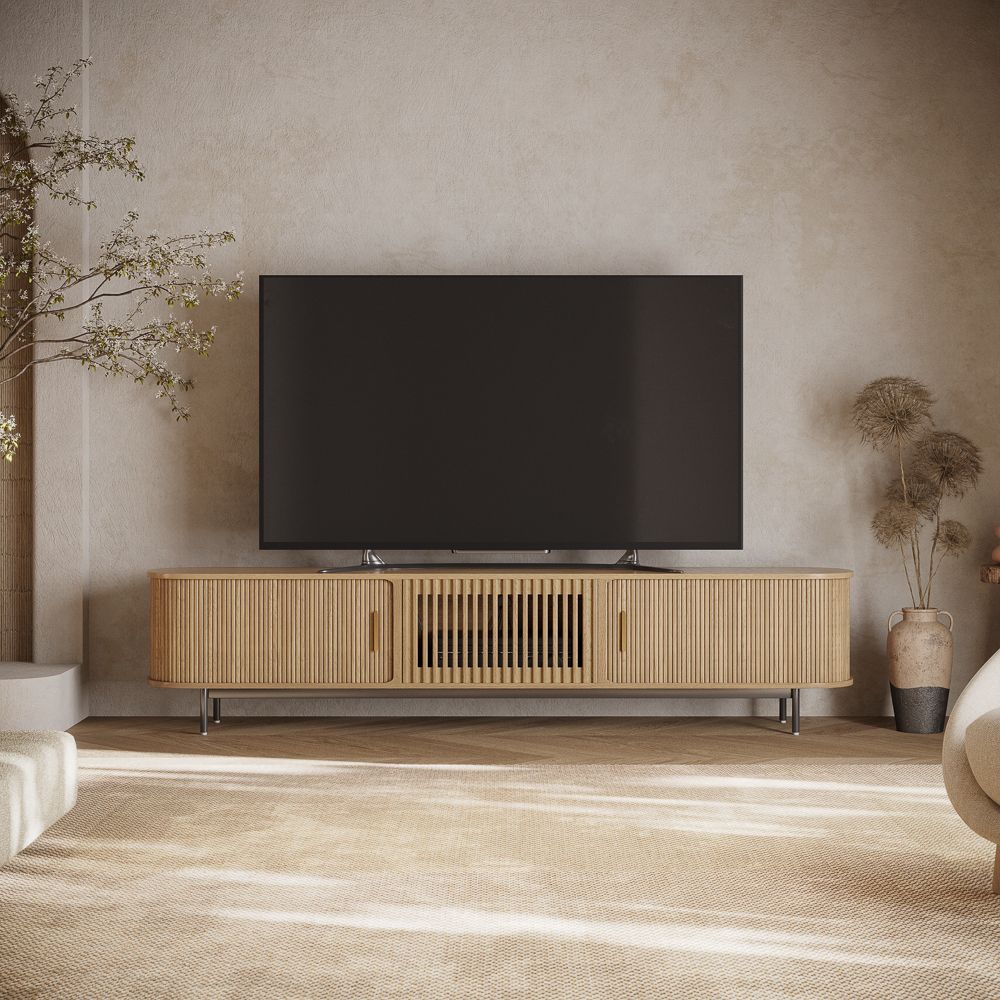 Walnut Walnut Color Plywood TV Stands