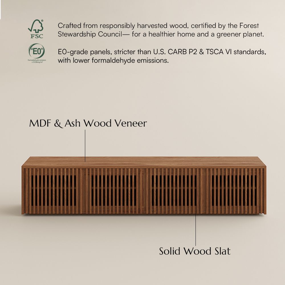 Walnut Walnut Color MDF TV Stands