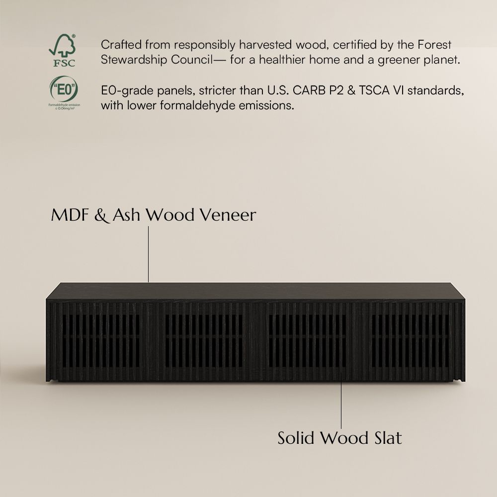 Modern Black MDF TV Stands