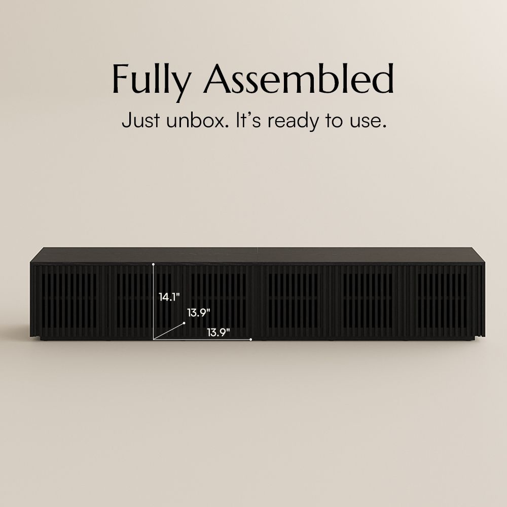 Large Black MDF TV Stands