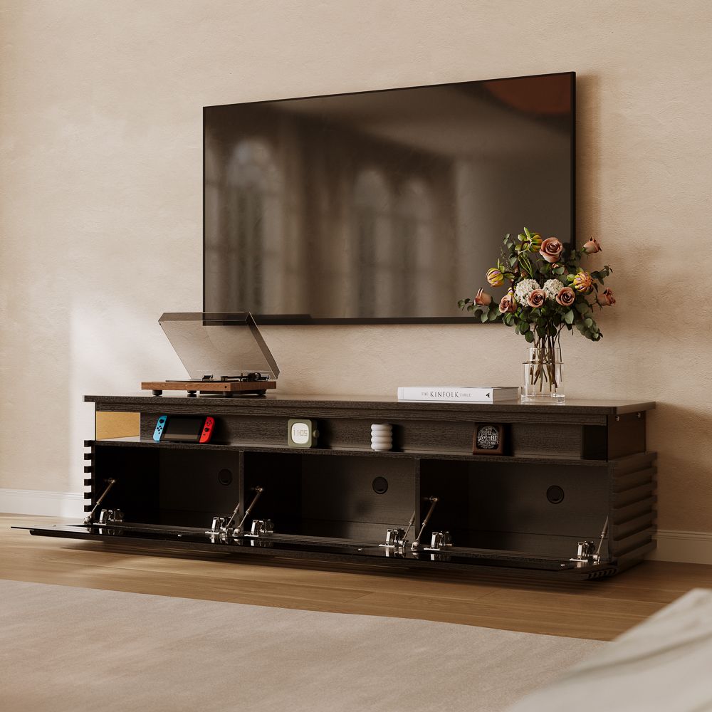 Selene Black Engineered Wood TV Stands