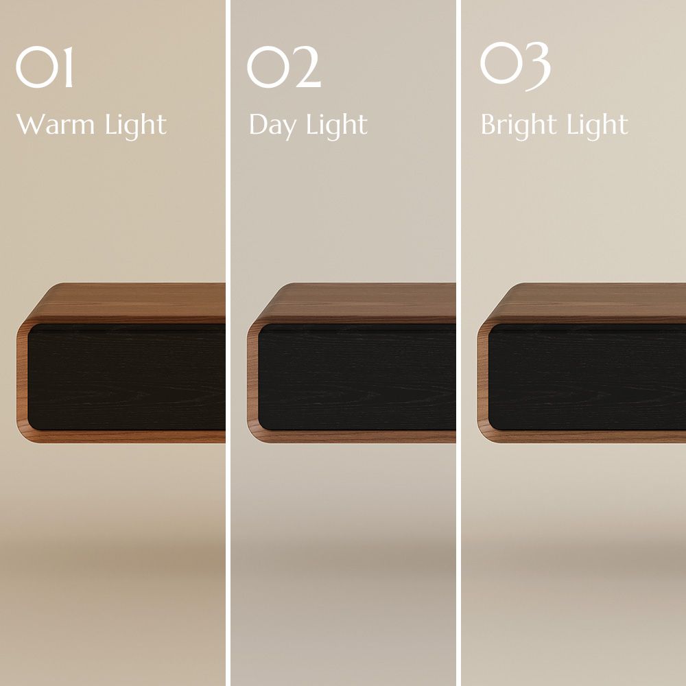 Modern Dark Wood & Black MDF TV Stands