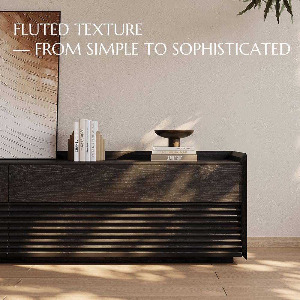 Bedroom Black Plywood TV Stands