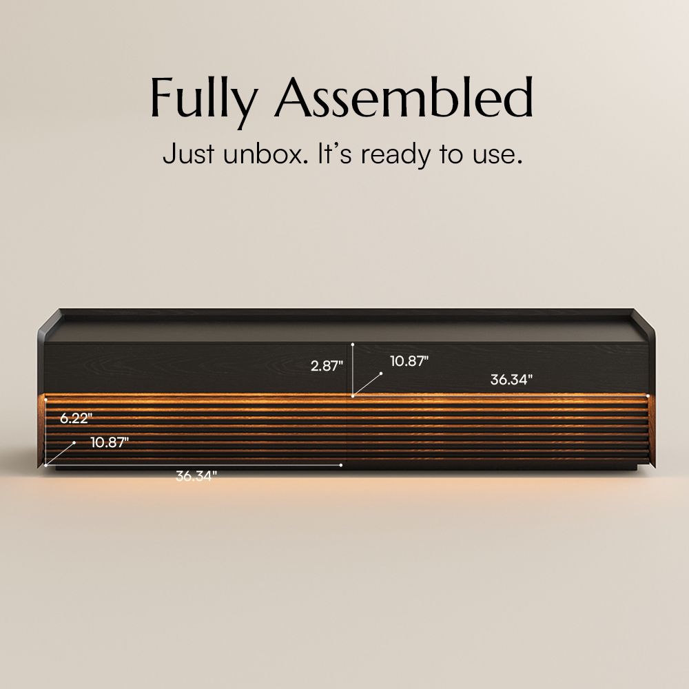 Bedroom Black Plywood TV Stands