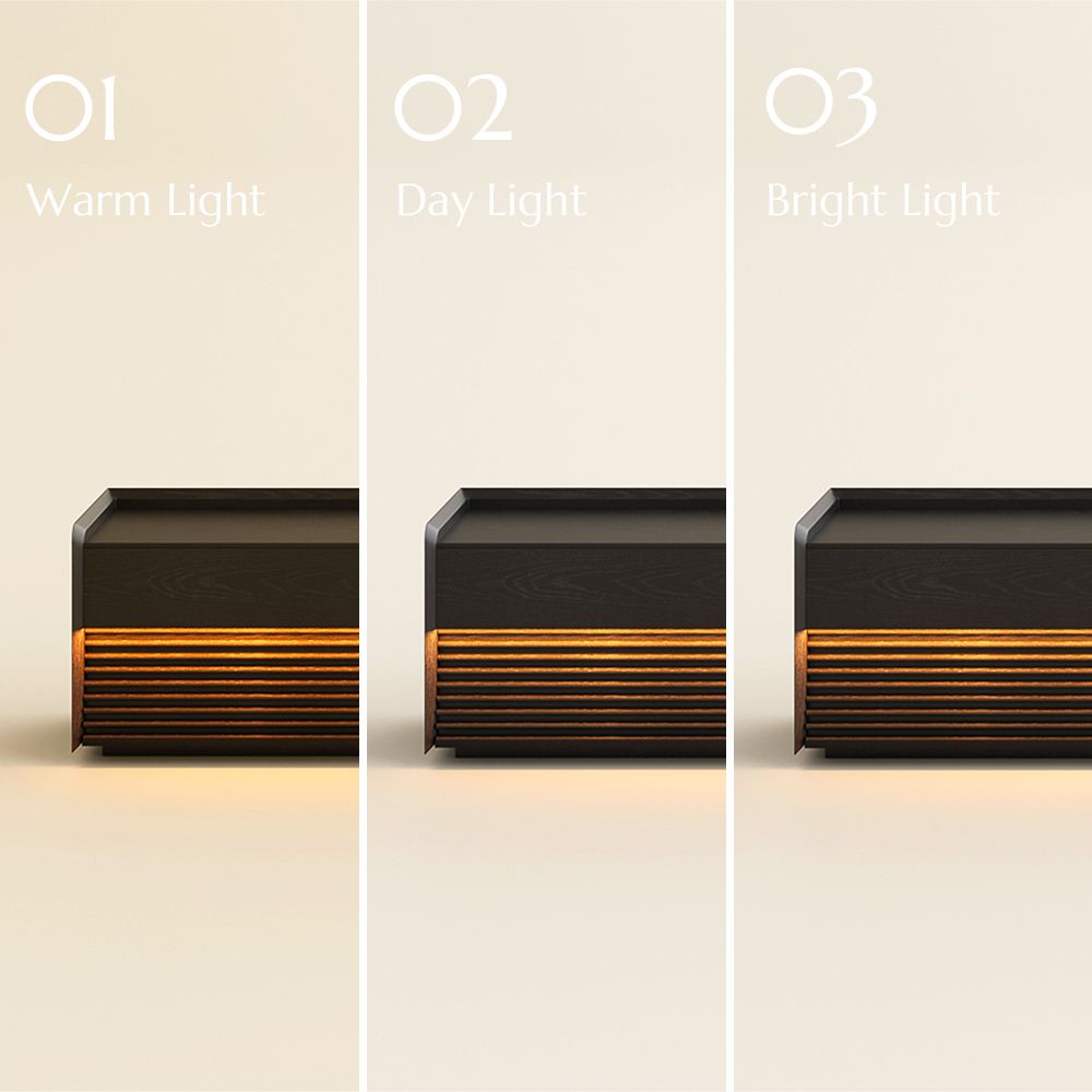 Long Black Plywood TV Stands