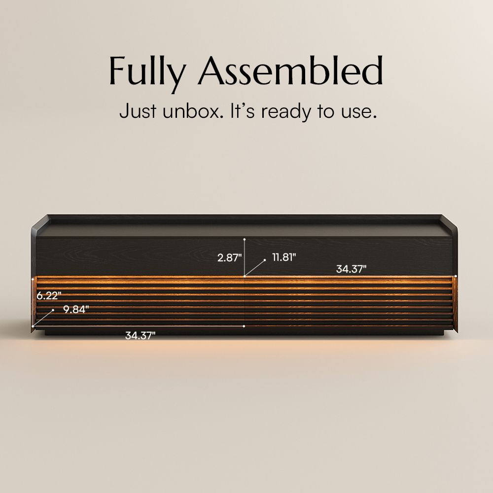 Black Black Plywood TV Stands